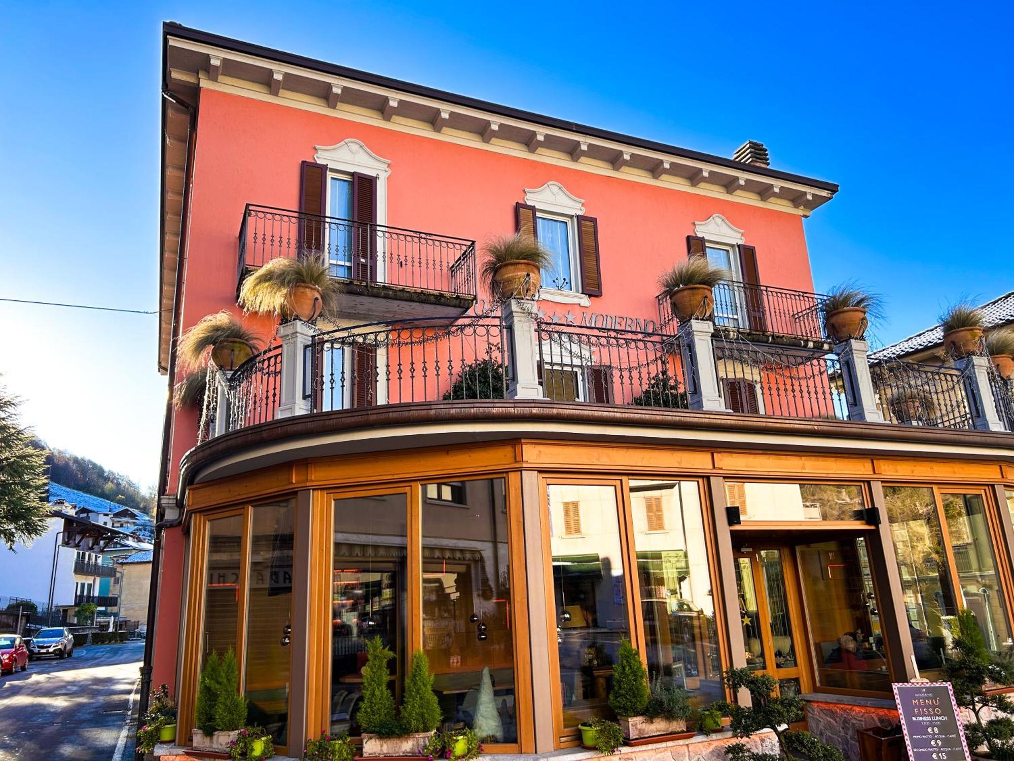 Hotel Moderno Restaurant 塞里诺 外观 照片