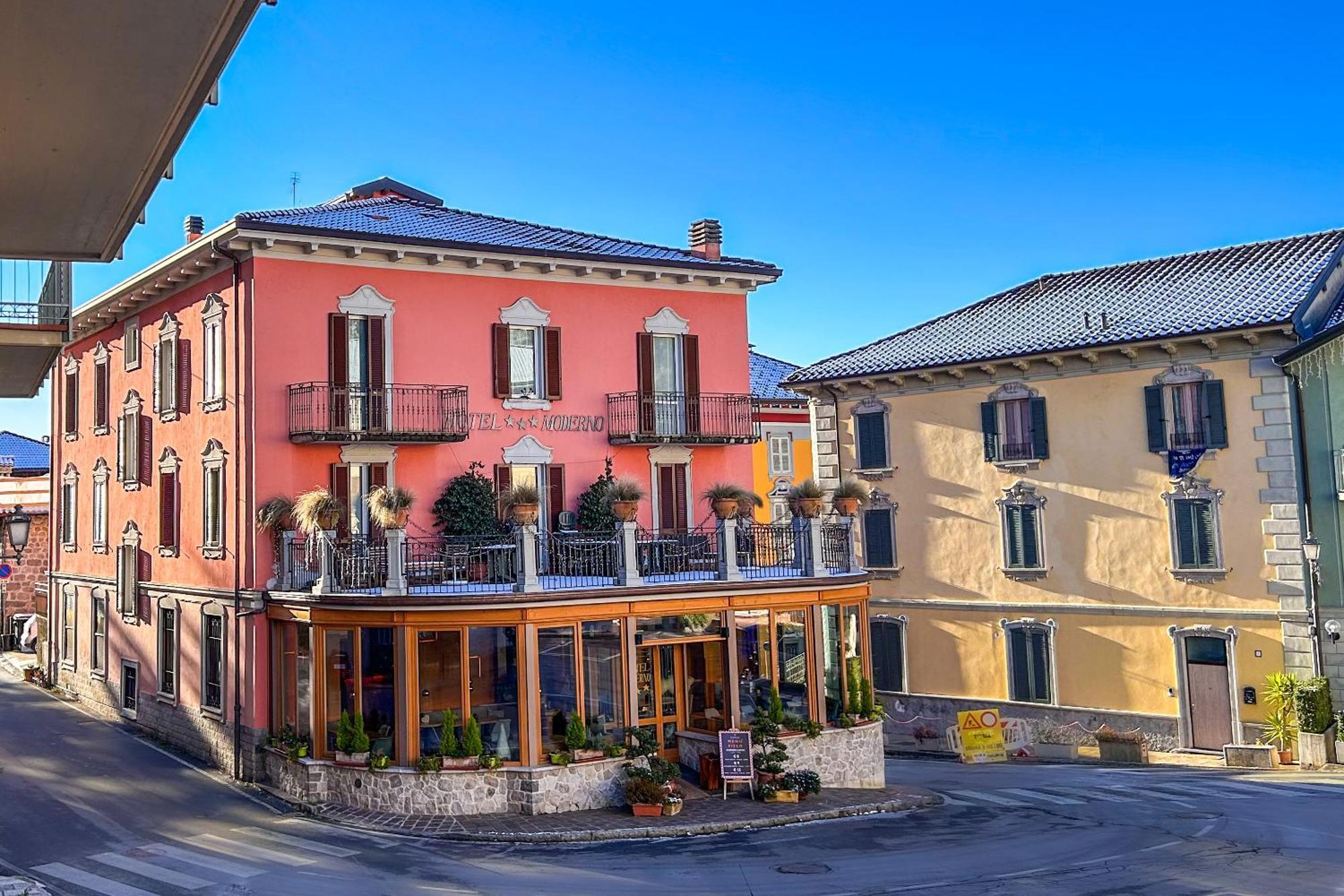 Hotel Moderno Restaurant 塞里诺 外观 照片